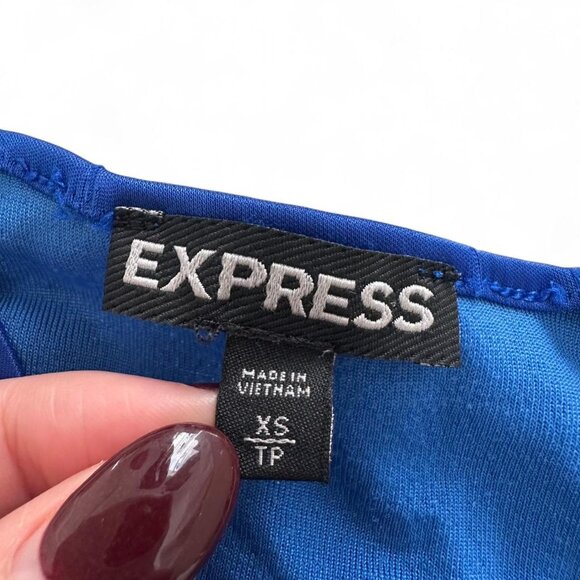 Vintage blue sparkly tank - Picture 6 of 8